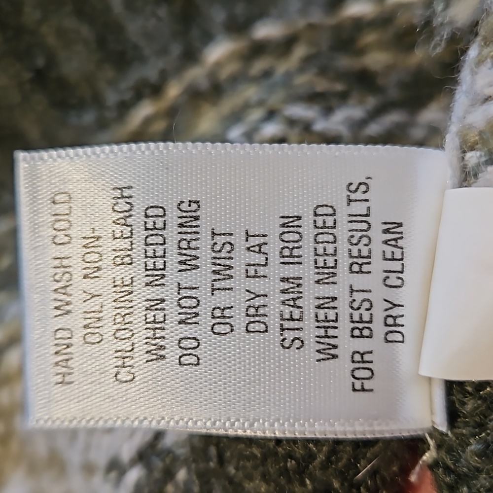 Craft & Barrow, zip-up, snowman sweater.  Size L - Picture 8 of 10